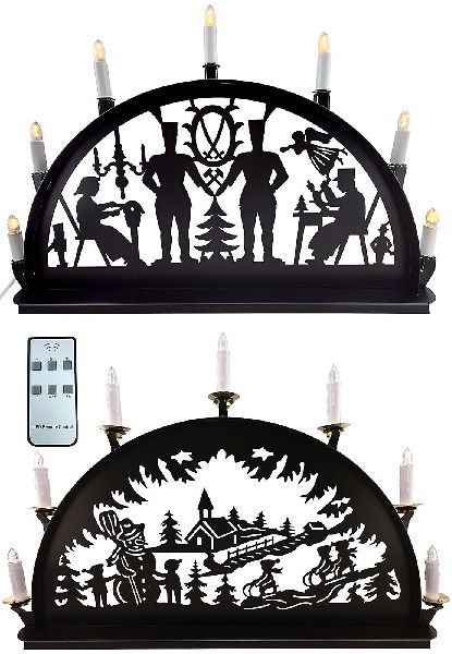 Moderne Metallschwibbögen