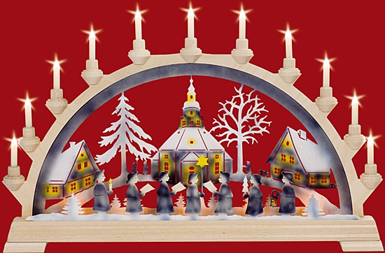 Taulin Schwibbogen Seiffener Kirche 