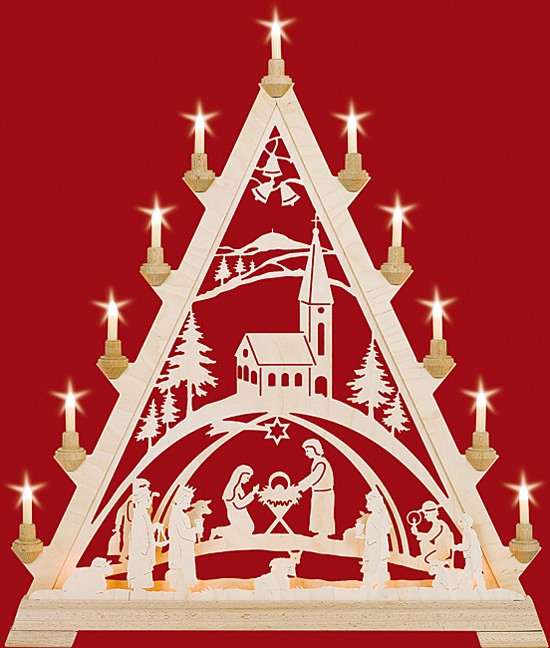 Taulin Große Spitze - Christgeburt mit Kirche 