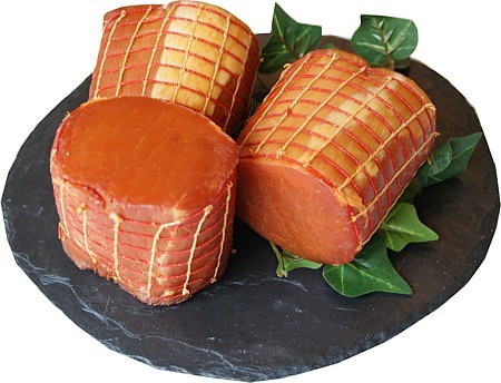 Lachsschinken vom Schweinerücken geräuchert, 350g