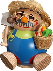 Seiffener Volkskunst eG Kugelräucherfigur Gärtner