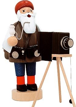KWO Räuchermännchen Fotograf -die Bärtigen-