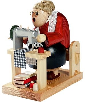 KWO Räucherfigur Schneiderin