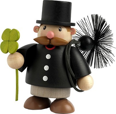KWO Räuchermännchen Schornsteinfeger mini -Kleine Kerle-