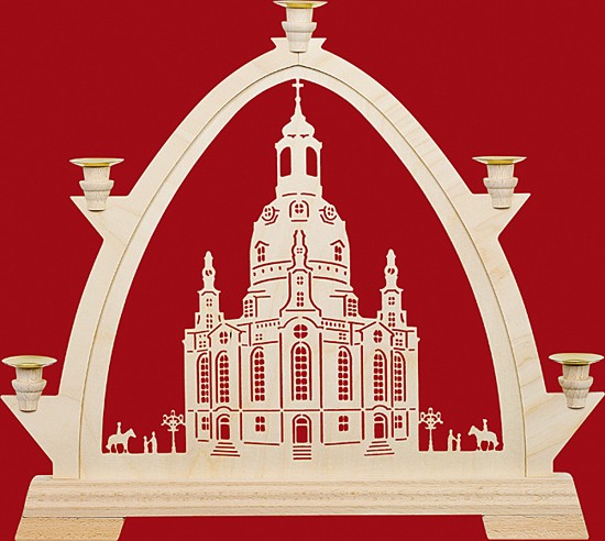 Taulin Kleine gotische Bögen für Wachskerzen Frauenkirche