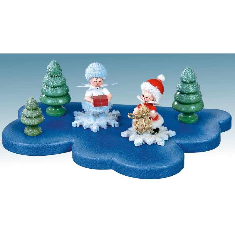 Drechslerei Kuhnert Wolke Schneeflöckchen 1 Etage klein