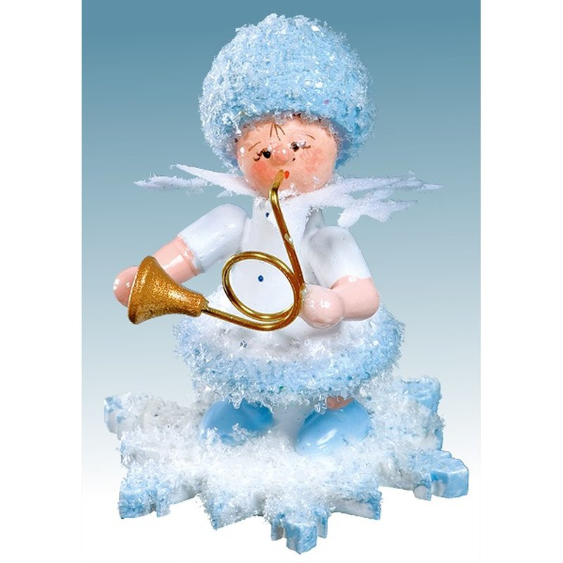 Drechslerei Kuhnert Schneeflöckchen mit Horn