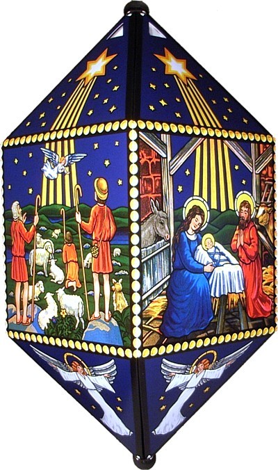 Laterne Motiv: Christi Geburt