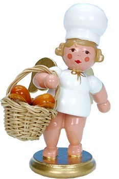 Christian Ulbricht Bäckerengel mit Brötchenkorb