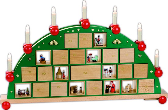 Richard Glässer Schwibbogen Adventskalender