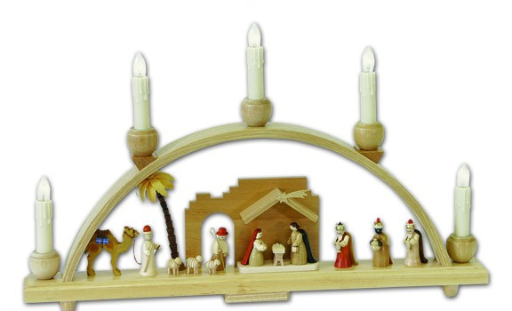 Richard Glässer Schwibbogen Christi Geburt