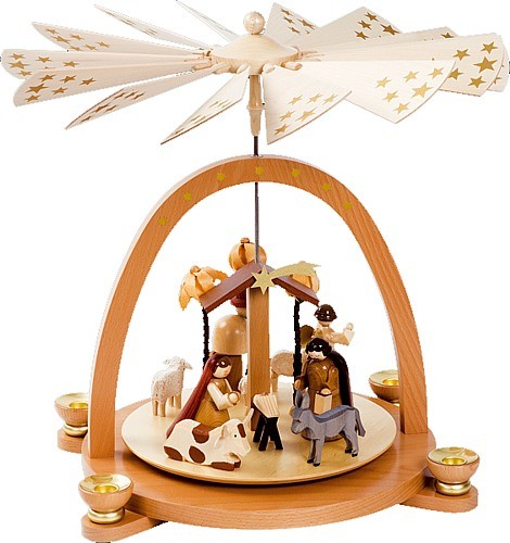 Richard Glässer Weihnachtspyramide, Christi Geburt