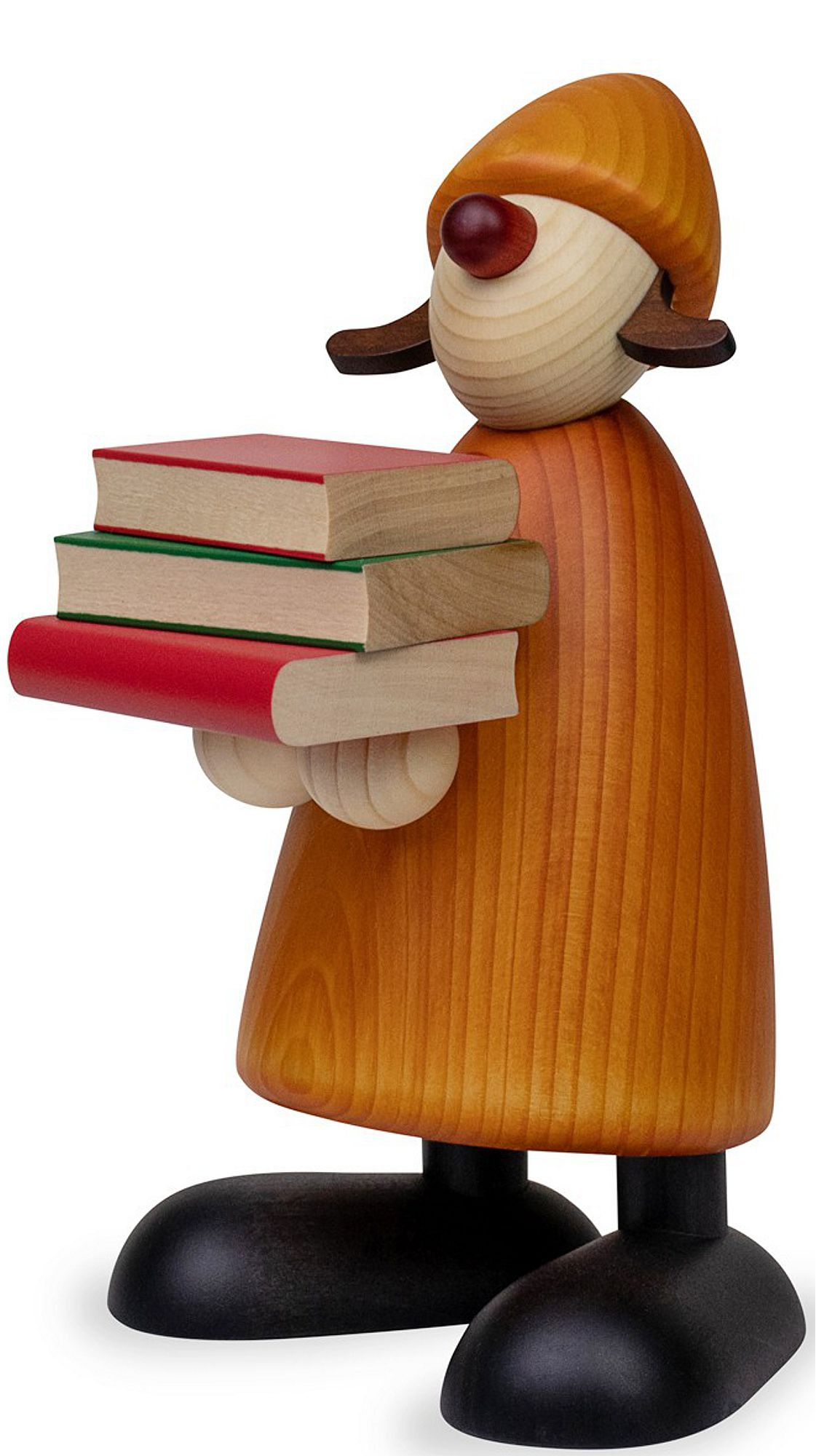 Björn Köhler Gratulantin Lilly mit Büchern groß