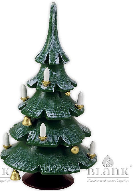 Blank Weihnachtsbaum, farbig