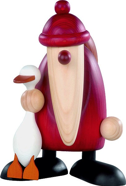 Björn Köhler Weihnachtsmann mit Weihnachtsgans, groß