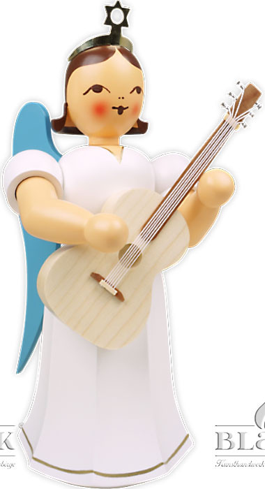 Blank Langrockengel mit Gitarre, 22 cm - farbig