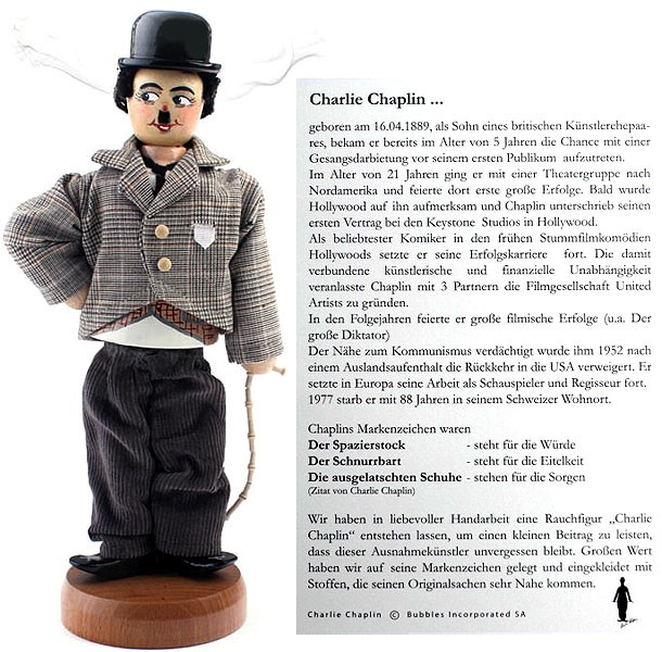 Armin Braun Räuchermann Charlie Chaplin