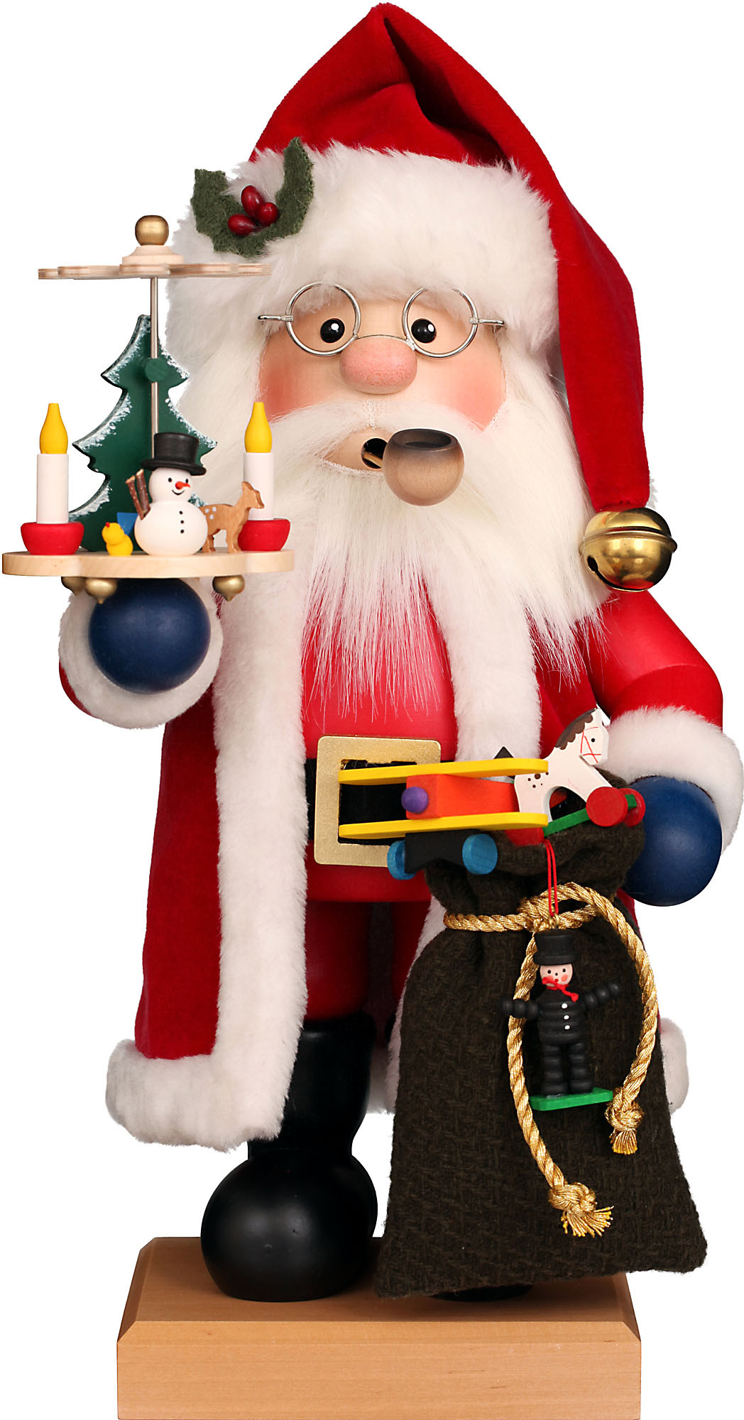 Christian Ulbricht Räuchermann Weihnachtsmann, rot
