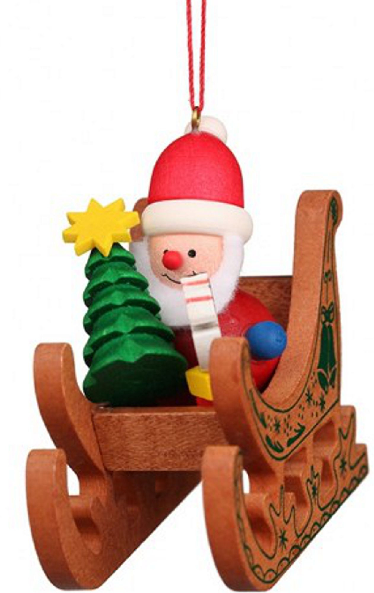 Christian Ulbricht Baumbehang Weihnachtsmann im Schlitten