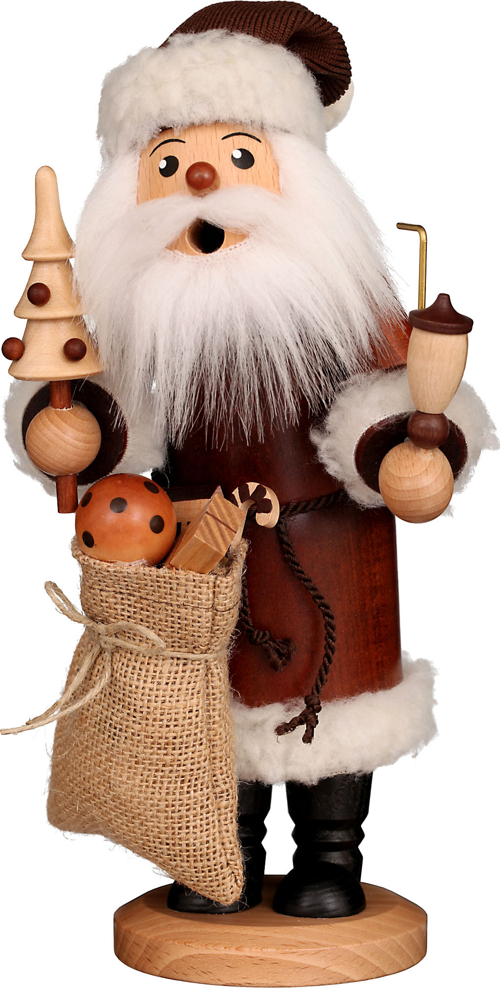 Christian Ulbricht Räuchermann Weihnachtsmann natur