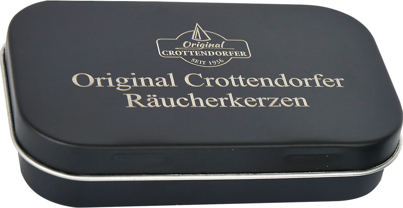 Crottendorfer Blechdose Original Crottendorfer Räucherkerzen - erzgebirgischer Weihnachtsduft