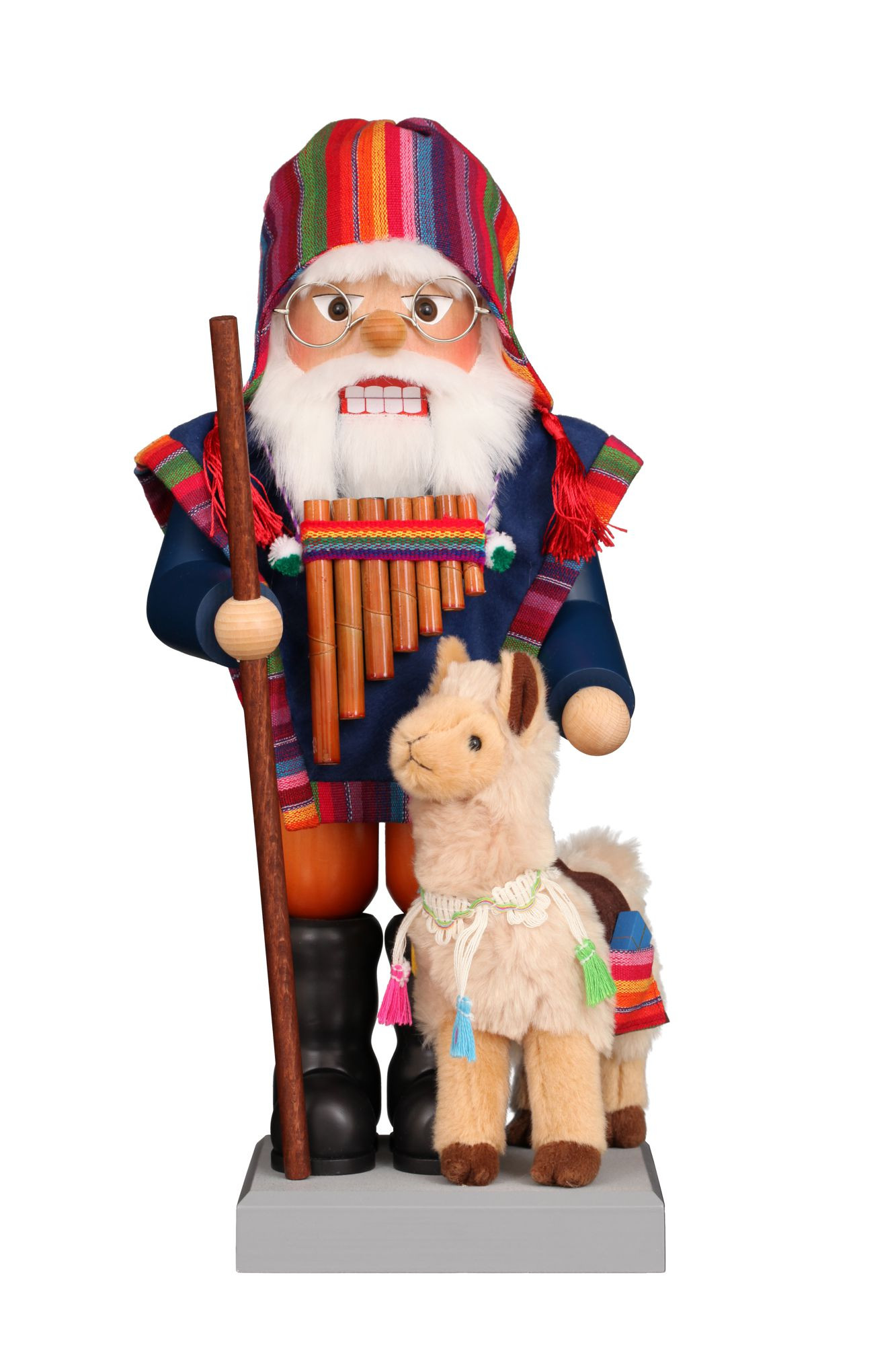Nußknacker Lama Santa