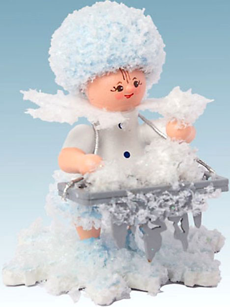 Drechslerei Kuhnert Schneeflöckchen mit Eiskugeln