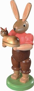 Kleinkunst Müller Hase mit Katze