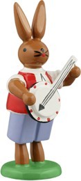 Ellmann Hasenmusikant mit Banjo