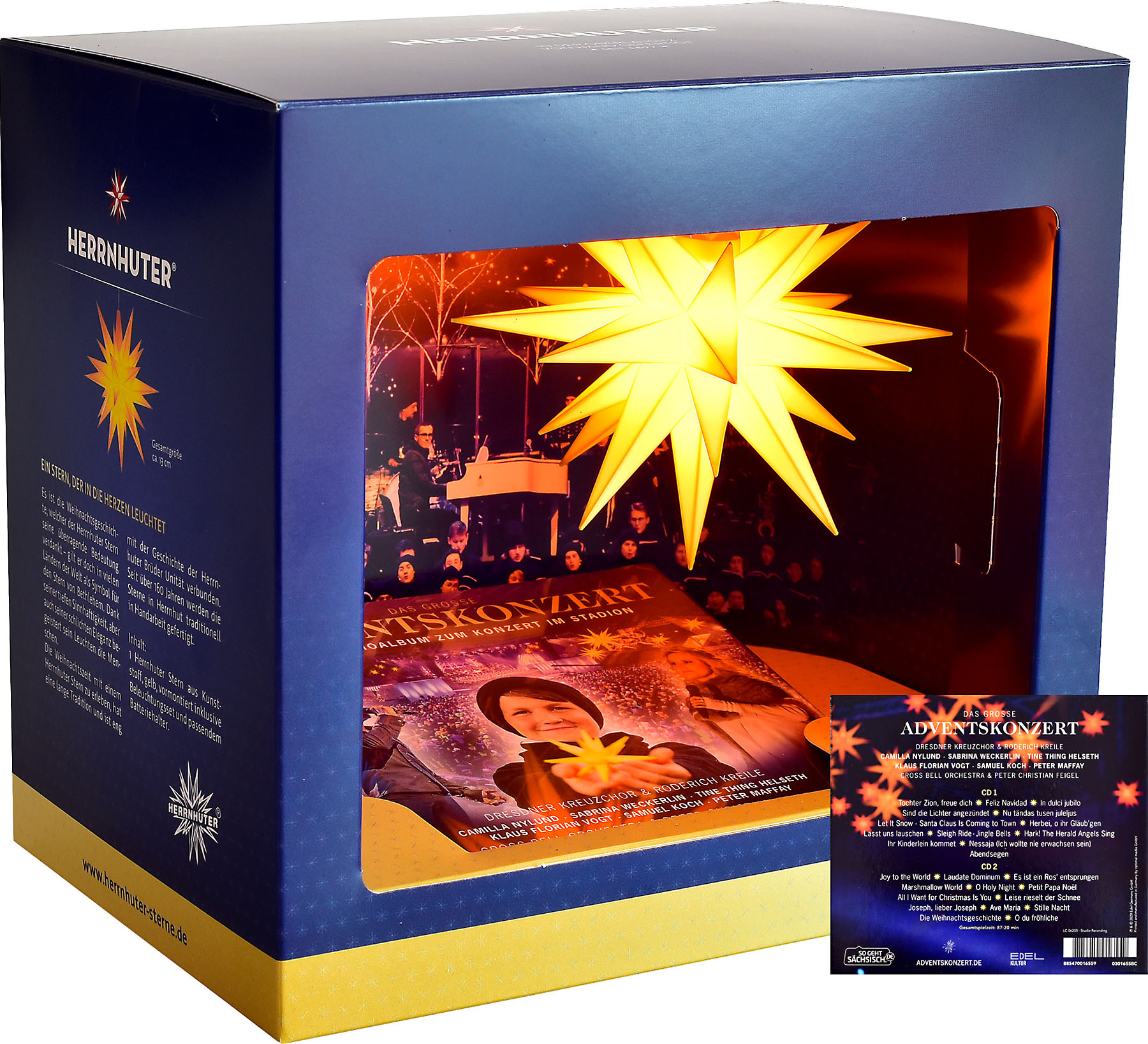 Herrnhuter Geschenkverpackung Das große Adventskonzert