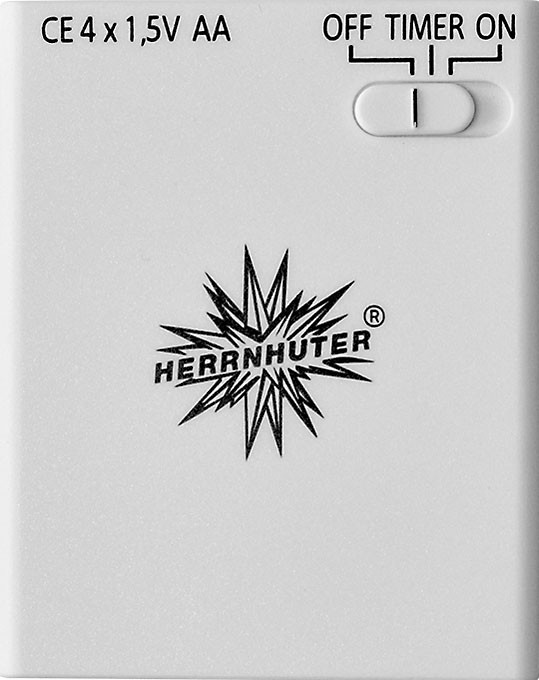 Herrnhuter Batteriehalter für 1 Stern - mit Timer für 9,00 €