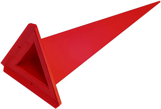 Herrnhuter Stern Einzelzacke für Herrnhuter Stern A13, Dreieck - rot