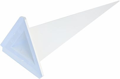 Herrnhuter Stern Einzelzacke für Herrnhuter Stern A13, Dreieck - weiß 