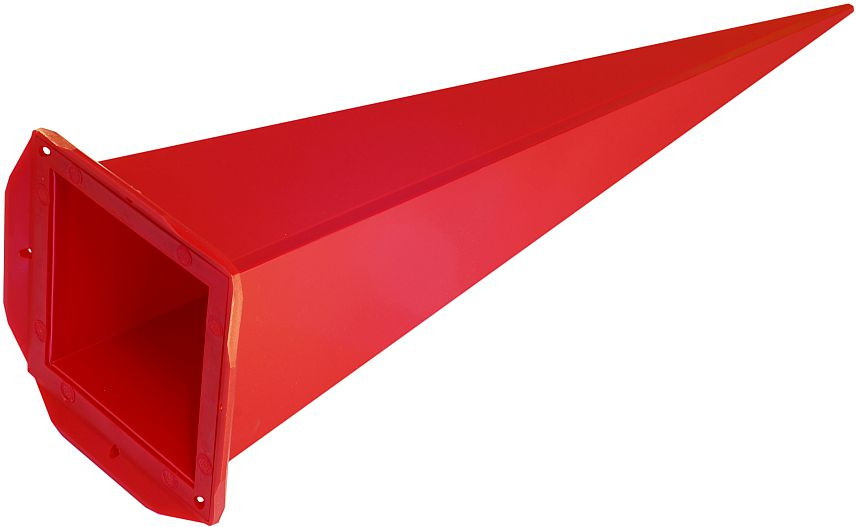 Herrnhuter Stern Einzelzacke für Herrnhuter Stern A13, Viereck - unterste Zacke, rot