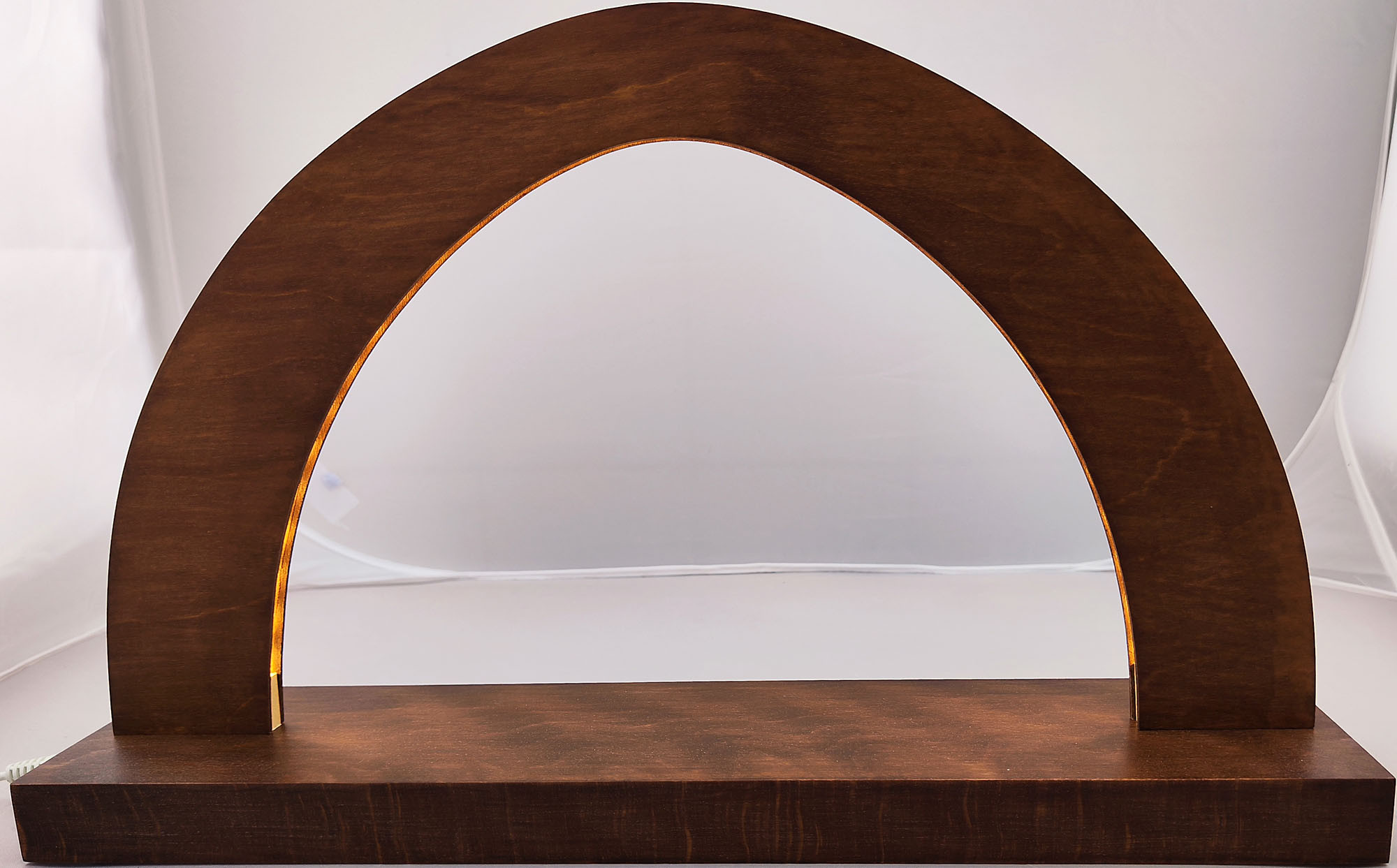 Holzkunst Müller Singlebogen klein, dunkelbraun