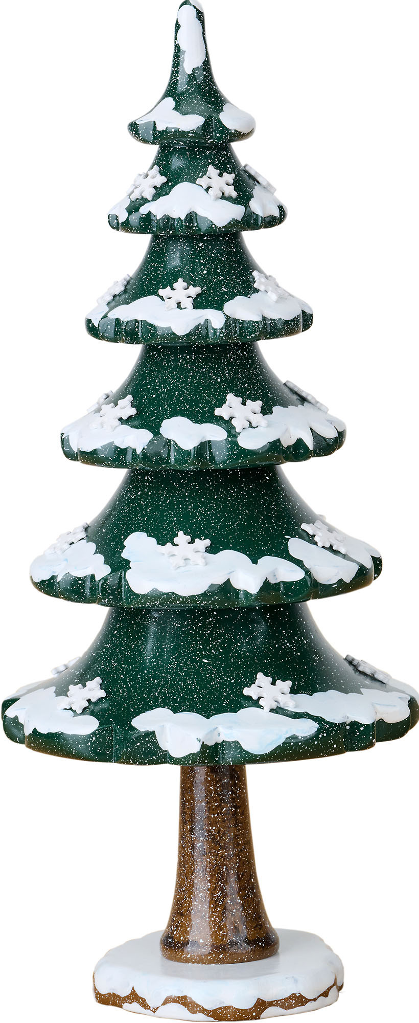 Hubrig Volkskunst Winterkinder - Winterbaum mit Schneekristall
