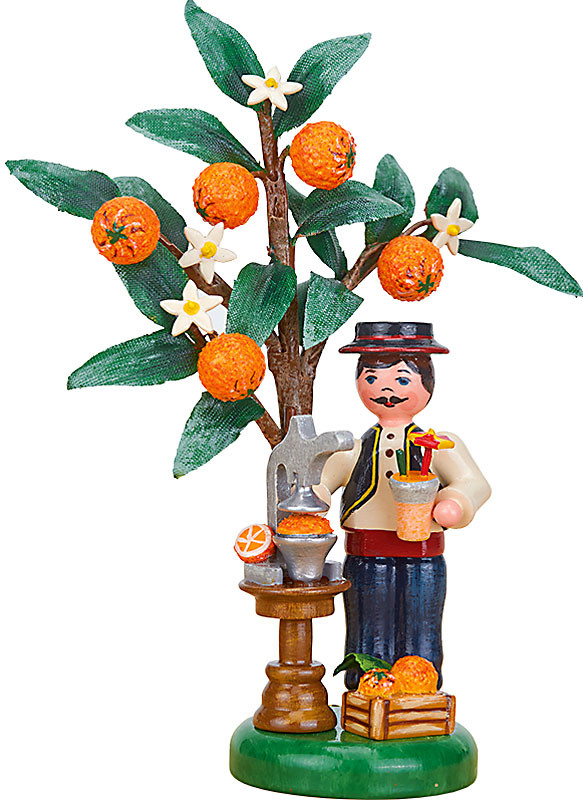 Hubrig Volkskunst Jahresfigur 2021 - Orange