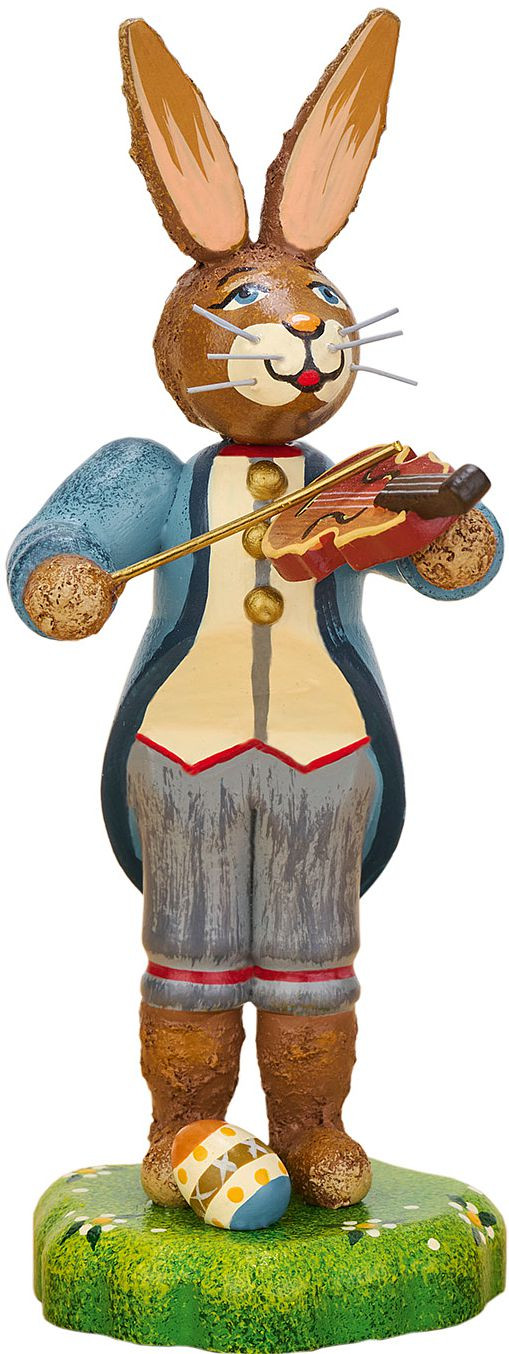 Hubrig Volkskunst Hasenmusikant - Junge mit Geige