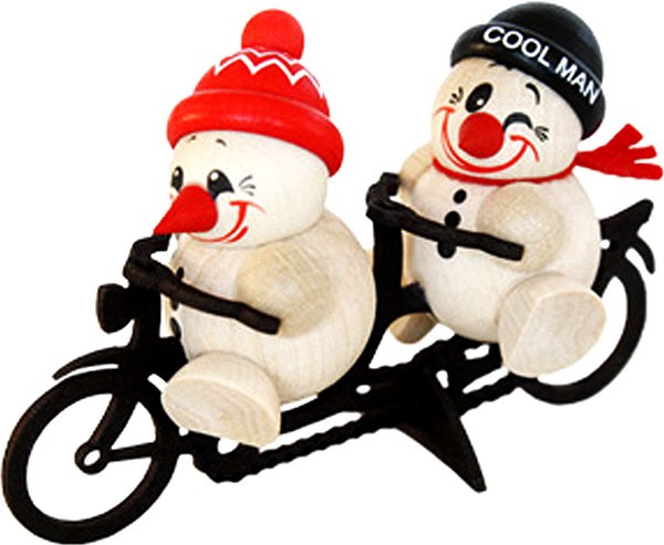 Karsten Braune Holzfigur Cool Man - Fritz & Freddy - Tandem