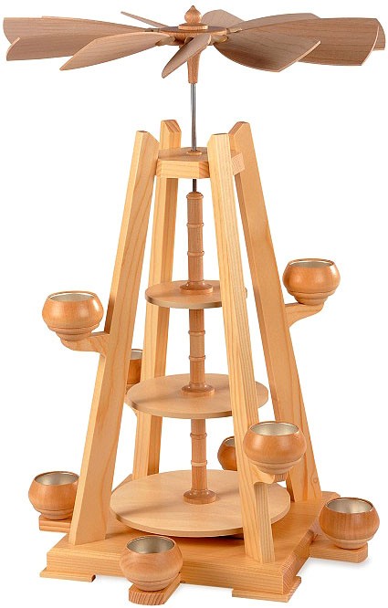 Kleinkunst Müller Moderne Stabpyramide, unbestückt