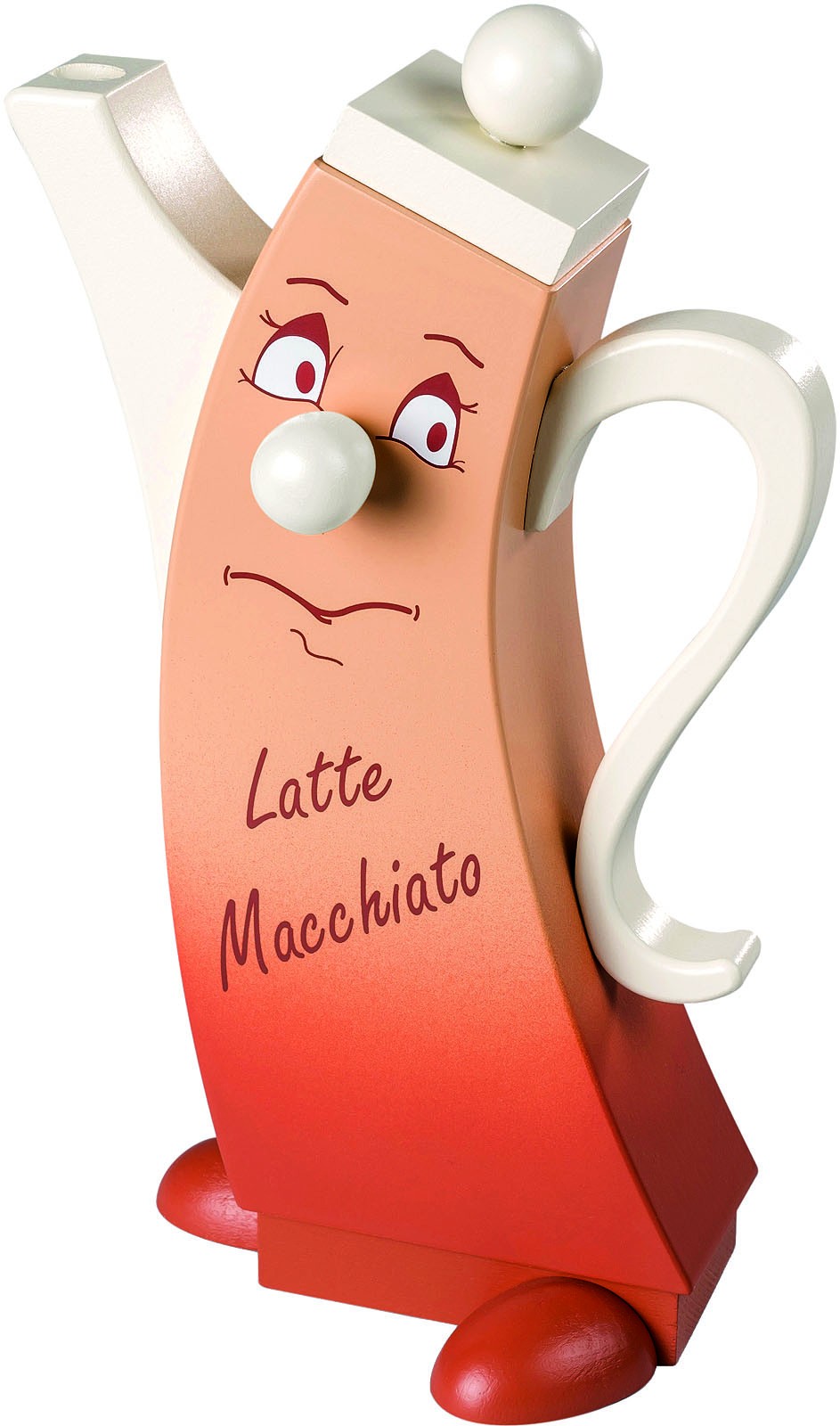 Kleinkunst Müller Räucherfigur Latte Macchiato, modern