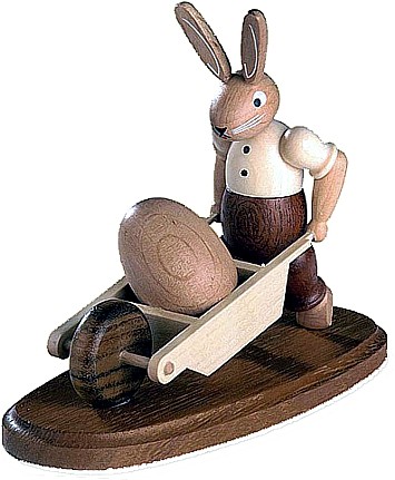 KleinkunstMüller Hase mit Schubkarre
