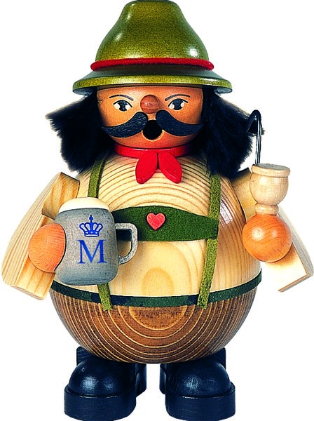 Räuchermann Bayer auf dem Oktoberfest, klein