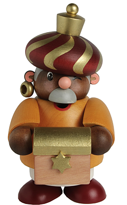 KWO Räuchermännchen Balthasar, mini -Keine Kerle-