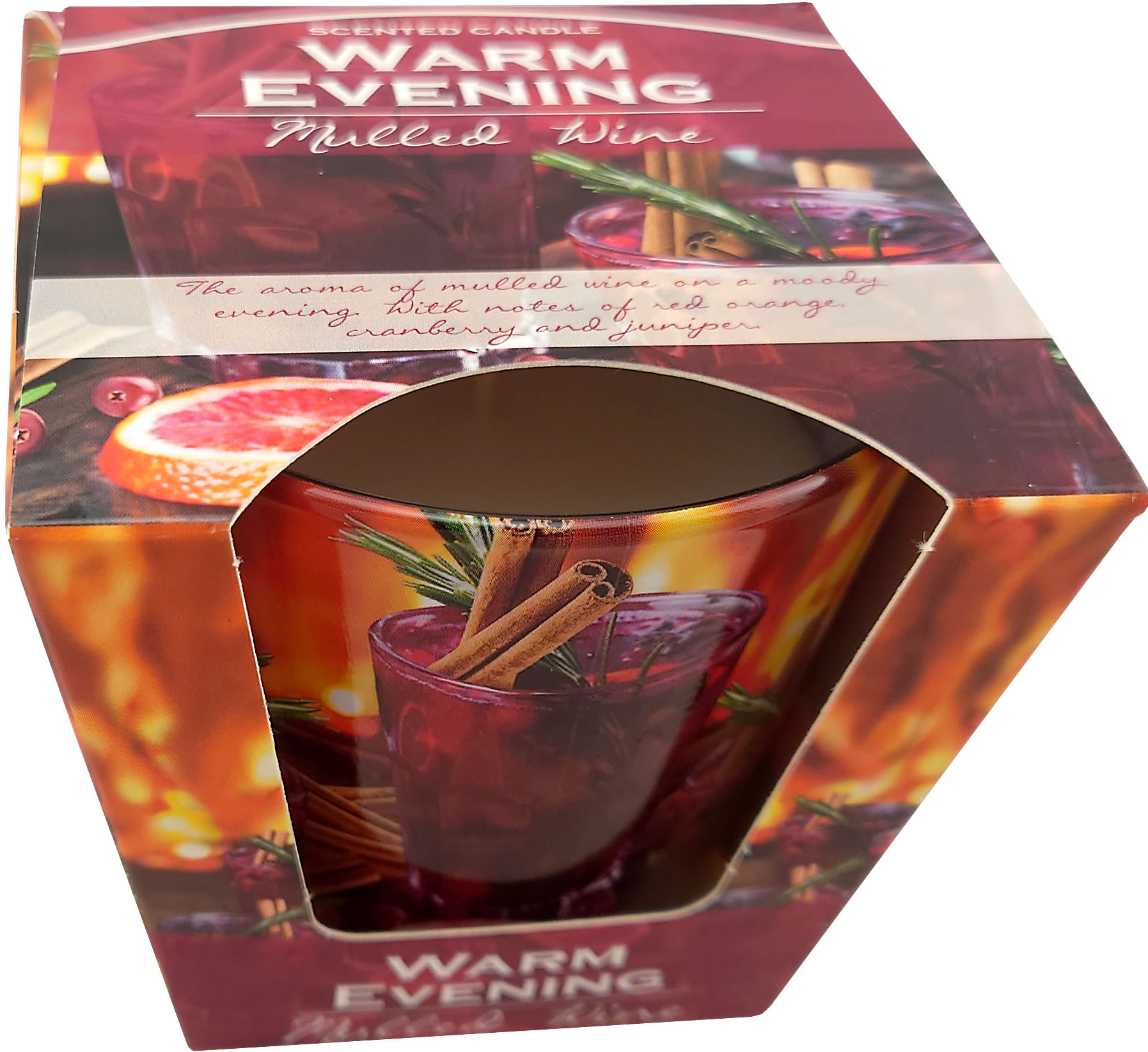 KNOX Duftkerze im Glas, Warm Evening - Mulled Wine