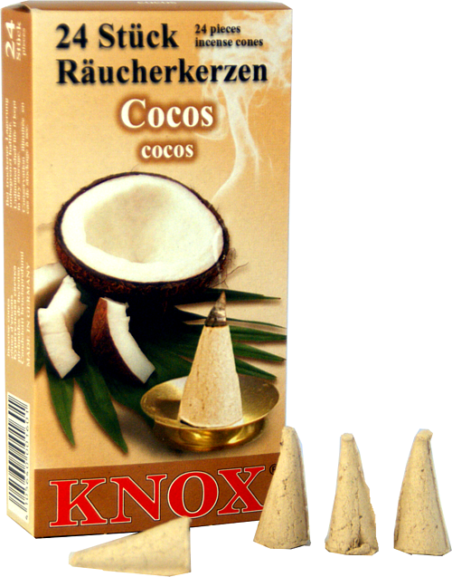 KNOX Räucherkerzen Cocos