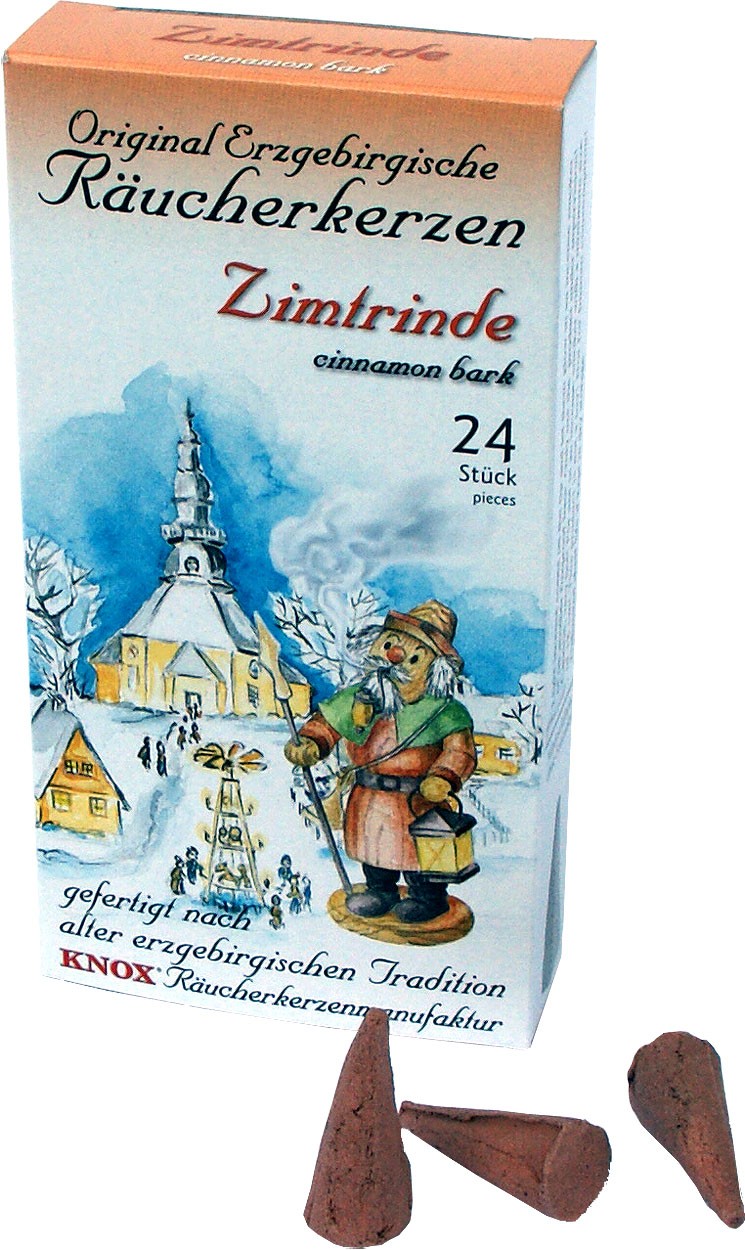 KNOX original erzgebirgische Räucherkerzen - Zimtrinde