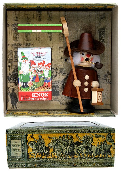 Knox Räuchermann Nachtwächter im Geschenkkarton