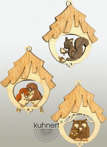 Drechslerei Kuhnert Baumschmuck Vogelhaus