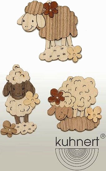 Drechslerei Kuhnert Baumschmuck Schafe